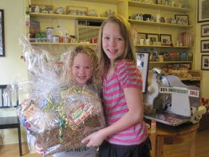 Our Easter gift basket winner