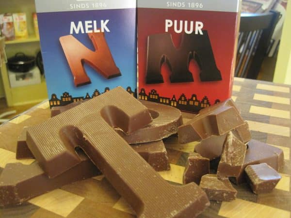 De Heer Chocolate letters