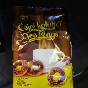 Chocolate Tea Ring Biscuits
