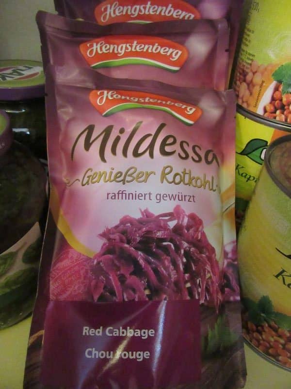 Red Cabbage in pouch by Hengstenberg