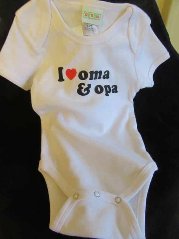Onesies Opa and Oma