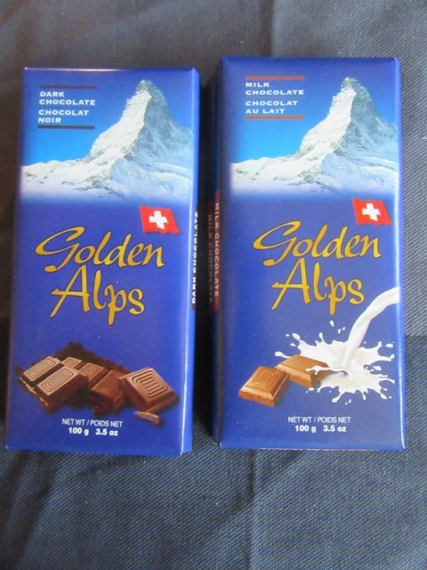 Swiss Chocolate bars by Golden Alps - The European Pantry