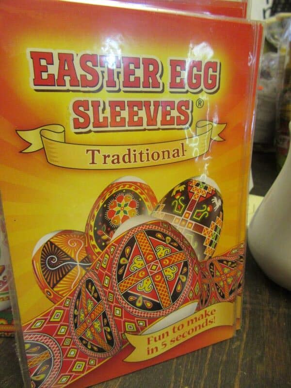 Easter Egg decorating sleeves